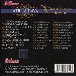 atilla kaya hatıralar gücüm yetmiyor-cd--AMBALAJINDA -NADİR CD