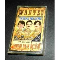 komedi dans üçlüsü-wanted-tekrar birleştik-kaset-ambalajında kaset - cddeposu