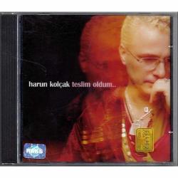 harun kolçak-teslim oldum-ölürüm elinde-cd-1998-RAKS MÜZİK-AMBALAJINDA-BASKISI TÜKENMİŞ SIFIR CD