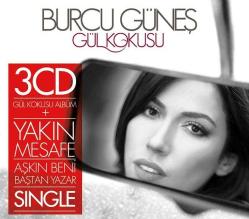 burcu güneş-cd-gül kokusu-yakın mesafe-aşkın beni baştan yazar-3 lü cd-ambalajında-