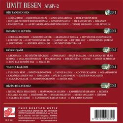 ümit besen-özel baskı-5 li cd-arşiv-bi tanesin sen ikimiz de sevdik gökkuşağı yalnız kaldım bizim hikayemiz -cd-BASKISI TÜKENDİ-AMBALAJINDA CD