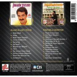 İBRAHİM TATLISES-ibrahim tatlıses-Allah Allah-hülya-fosforlu cevriyem-2 cd özel baskı-ambalajında cd