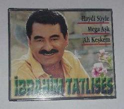 ibrahim tatlıses-3 CD-haydi söyle-mega aşk-ah keşkem-cd-raks müzik BASKI-sıfır ambalajında cd