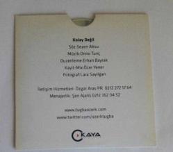 TUĞBA ÖZERK-tuğba özerk-kolay değil-cd-NADİR BASKI- SIFIR CD