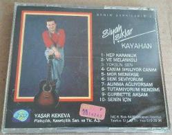KAYAHAN-kayahan-siyah ışıklar-benim şarkılarım 2--ilk basım-89004-ambalajında cd-NADİR-cd-cd