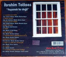 İBRAHİM TATLISES-ibrahim tatlıses-yaşamak bu değil-cd-BASKISI TÜKENDİ-AMBALAJINDA CD