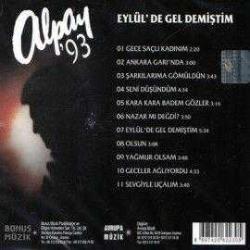 ALPAY-alpay-1993-eylülde gel demiştim-cd-AMBALAJINDA CD