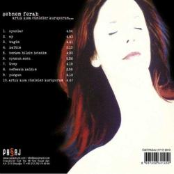 ŞEBNEM FERAH-şebnem ferah-bugün-cd-artık kısa cümleler kuruyorum-BASKISI TÜKENDİ- AMBALAJINDA CD