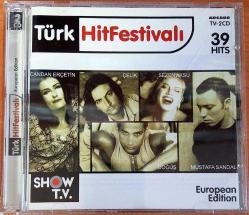 TÜRK HİT FESTİVALİ-2 CD-39 HITS-CANDAN ERÇETİN-SEZEN AKSU-ÇOK NADİR-AMBALAJINDA CD