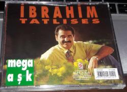 ibrahim tatlıses-cd-mega aşk-nadir baskı-TÜKENEN BASKI-AMBALAJINDA CD