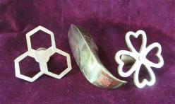 ViNTaGe AVRUPA PİRİNÇ MiNi MUMLUKLAR ve ÇARIK KÜLLÜK..