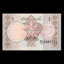 PAKİSTAN (1984-2001) - 1 Rupee (ÇİL 10/10)