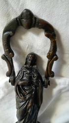 Antika bronz meryem analı çan