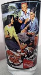 COCA COLA 125. YIL CAM BARDAK BOY 13 CM ÇAP 6 CM