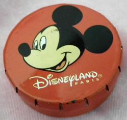 Antika - DİSNEYLAND MICKEY MOUSE BONBONS ŞEKER TENEKE MİNİK KUTU FİGÜR 4.5 CM - kitantik - kitaLog