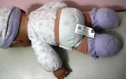 ESKİ OYUNCAK BEBEK 2007 HASBRO BABY ALİVE BEBEK BOY 29 CM GÖZLERİ SABİT