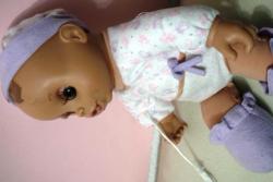 ESKİ OYUNCAK BEBEK 2007 HASBRO BABY ALİVE BEBEK BOY 29 CM GÖZLERİ SABİT