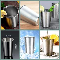 OMENİV'DEN 500ML 304 ÇELİK BİRA KOLA BARDAĞI KUPA MUG BARDAK MATARA TERMOS ESPRESSO KAHVE OUTDOOR