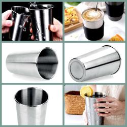 OMENİV'DEN 500ML 304 ÇELİK BİRA KOLA BARDAĞI KUPA MUG BARDAK MATARA TERMOS ESPRESSO KAHVE OUTDOOR