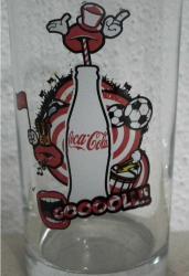 COCA COLA RESİMLİ CAM BARDAK