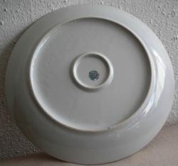 6 adet ÇİÇEKLİ İSTANBUL PORSELEN SERVİS TABAĞI ÇAP 23 CM