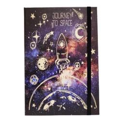 Antika - Tasarım Space Roket Defter Lastikli - kitantik - kitaLog
