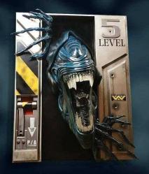 Antika - Alien Canavarı 3D Baskı Karakter Figür 15 Cm - kitantik - kitaLog