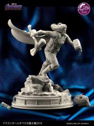 Thor Marvel Avengers 3D Baskı Karakter Figür 20 Cm GRİ ESKİTME RENK