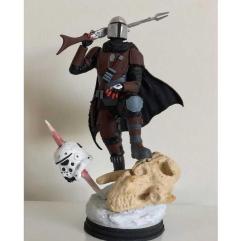 Mandalorian Star Wars 3D Baskı Karakter Figür 20 Cm
