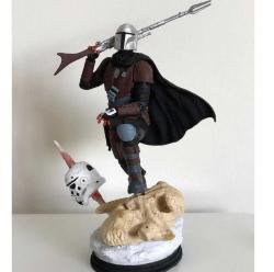 Mandalorian Star Wars 3D Baskı Karakter Figür 20 Cm