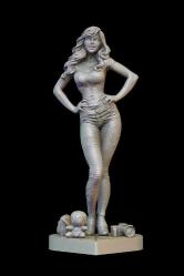 Spider-Man Mary Jane Marvel Avengers 3D Baskı Karakter Figür 20 Cm GRİ ESKİTME RENK