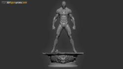 Spider-Man Marvel Avengers 3D Baskı Karakter Figür 25 Cm GRİ ESKİTME RENK