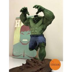 The İncredible Hulk Marvel Avengers 3D Baskı Karakter Figür 20 Cm