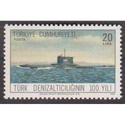 1986 TÜRK DENİZALTICILIĞININ 100.YILI MNH