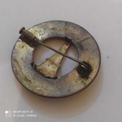 BR4-----BRONZ METAL ANTİKA PARİS EYFEL KULESİ BROŞ