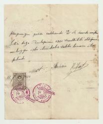 1929 SOTİRİ KIZI PİNELOPİ KANDİLLİ RUM İLK MEKTEBİ ZARF VE ÜÇ ADET EVRAK...