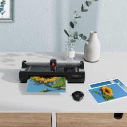 Baove OCW380 A3 Laminasyon Makinesi ve Kağıt Kesme Makinesi + 10 Pvc Film