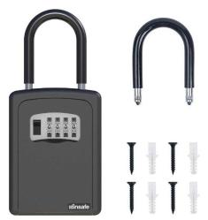 İnsafe ISC802KEY Şifreli Çelik Kasa, Anahtar Kasası, Anahtar Dolabı, Siyah