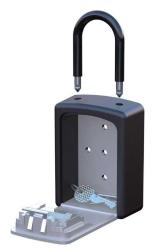 İnsafe ISC802KEY Şifreli Çelik Kasa, Anahtar Kasası, Anahtar Dolabı, Gri