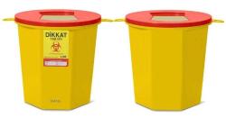 Safell Tıbbi Atık Kovası - Tıbbi Atık Kutusu - 1,3 Litre 100 Adet