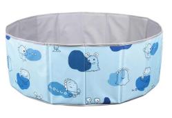 Baby Marine Katlanabilir Top Havuzu - Oyun Alanı - Oyun Halısı + 150 Adet 5 Renk Top Hediye - Sevimli Sarı