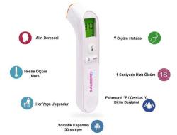 Saubern Baby BNT9602 Temassız Vücut ve Alından Ateş Ölçer - Termometre - Uzaktan Ateş Ölçer