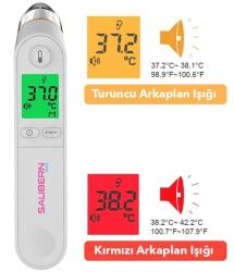 Saubern BNT9601 Kulaktan Ateş Ölçer - Dijital Termometre - Hatasız Ölçüm - 2 Yıl Garanti