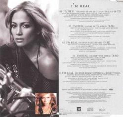 JENNIFER LOPEZ - I'M REAL CD2 MAXI SINGLE 2001 CD