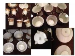 3 KAHVE Fincanı 3 Altlık Retro Vintage BU FİYATA KAÇIRMAYIN