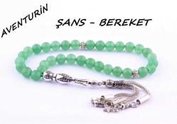 Aventurin Doğal Taş Tesbih T173