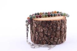 Hint Akik Doğal Taş Tesbih T166