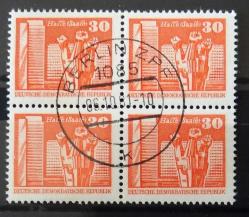 DOĞU ALMANYA-DDR=1981 M-2588   DBL DDR'de Yapılanma (Berlin Mrk. Postanesi Göbek Damgalı)