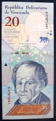 VENEZUELA=2018 20 Bolivares P-104 ÇİL
