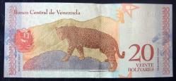 VENEZUELA=2018 20 Bolivares P-104 ÇİL